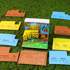 3D Memo Pad, 3D Calendar 2027, Time Piece Calendar, Tear-Off Calendars 2027, 3D Paper Carving Art Memo Pad, Art Carving Sticky Notes for Office Home Gifts Ornaments (Sunflower Courtyard) - Image 4