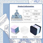 3D Calendar 2027,Time Piece Calendar 2027,Blue and White Porcelain 3D Art Notepad Calendars,3D Memo Pad,Tear Away Calendars,Christmas Gift,New Year Gift(Blue and White Porcelain) - Image 2