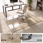Antok Tempered Glass Chair Mat, 45"x60" Office Chair Mat for Carpet & Hardwood Floors, Heavy Duty 1/5" Desk Chair Mat for Smooth Rolling at Home or Office - Image 5