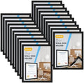 20 Pack Magnetic Sign Holder 8.5x11 inches with Magnetic Border by FACULX