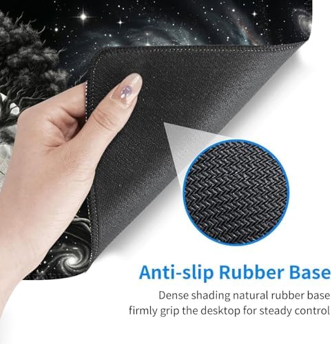 Desk Mat, Mouse Pad with Wrist Rest, 4-in-1 Large Mouse Pads for Desk, Ergonomic Mouse Pad and Keyboard Wrist Rest Gaming Keyboard Mat for Office,Tree of Life Moon - Image 4