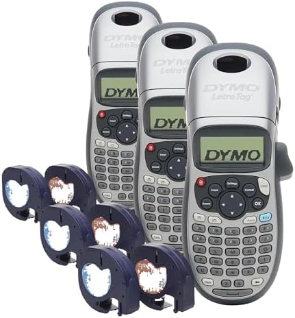 DYMO LetraTag 100H Plus Handheld Label Maker for Office or Home,(Pack of 3) by Dymo%C2%AE