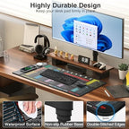 Excel Cheat Sheet Mouse Pad with Magnetic Wireless Charging, 31.5 x 15.8 in - Image 6