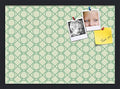 PinPix 21x15 inch Cork Bulletin Board. This Decorative Framed Pin Board Comes with Diamond Pattern in Green Design and Satin Black. Ideal for Home, Office Decor or School (PinPix-586) by PinPixBulletinBoards