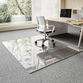 Koonmi Glass Chair Mat for Carpet, 51"x63" Thick Office Chair Mat by KOONMI