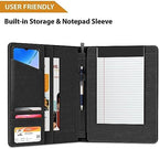 Universal Padfolio Case – Tablet Portfolio Organizer with Notepad Holder – Compatible with iPad 10th 11th Gen, iPad Pro 11, iPad 7 8 9 10.2 10.9 and 9.7 inches (Pack of 2) - Image 4