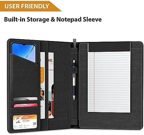 Universal Padfolio Case – Tablet Portfolio Organizer with Notepad Holder – Compatible with iPad 10th 11th Gen, iPad Pro 11, iPad 7 8 9 10.2 10.9 and 9.7 inches (Pack of 2) - Image 4