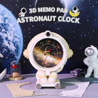 3D Calendar 2027, Unique 3D Memo Pad Tear Away Time Piece Calendar, Astronaut Clock Fun DIY Paper Carving Art 3D Desk Calendar Gift for Christmas, New Year - Image 2