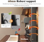 Clamp on Desk Shelf with Pegboard, Adjustable Desktop Hutch Organizer, No-Drill Over the Desk Storage Rack, Heavy Duty Metal Frame Vertical Stand with DIY Accessories for Home Office & Gaming Setup - Image 7