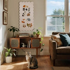 Scalloped Bulletin Board 35x18 inches, Decorative Felt Pin Board for Wall - Image 6