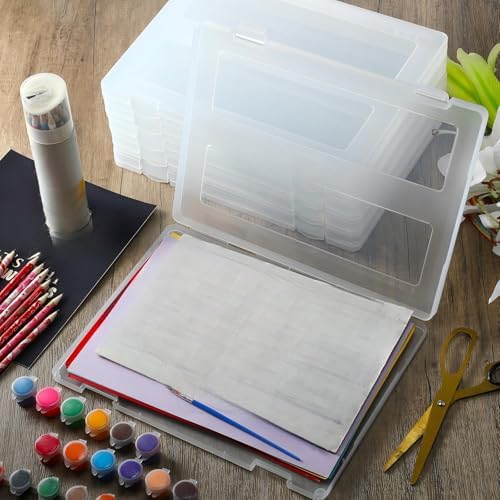 Outus 15 Pieces A4 File Box Paper Photo Storage Box Document Organizer - Image 5