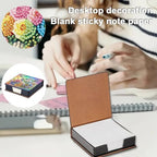 4PCS Diamond Art Painting Notecard Box DIY Craft Sticky Note Box with Total 640 (160 Pages Each) Sheets of Paper for Adults Beginners Desk Organiser(Flowers Birds Dragonflies) - Image 7