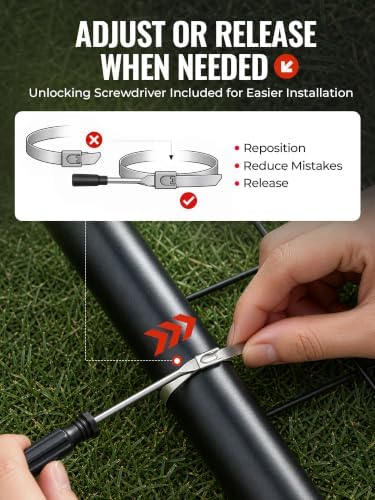 Stainless Steel Cable Ties Gun Kit: 150PCS 11.8" Zip Ties with Cable Tool - Image 6
