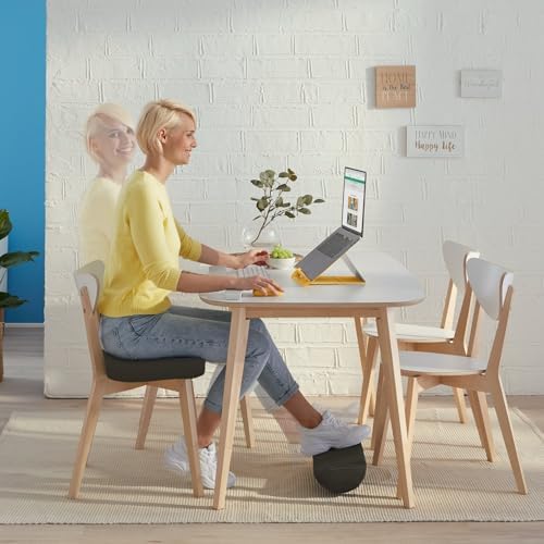 Leitz Ergo Foot Rest for Under Desk, Ergonomic, Washable Cover, Relieves Shoulder Back Lumbar and Knee Pain, Knee Support, Ankle Rocker (53710089-NA) - Image 5