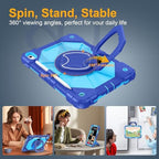 Case for iPad (A16) 11th/10th Generation 11/10.9 Inch 2025/2022, Ubearkk for iPad a16 case with Screen Protector, 360 Degree Rotating Stand Shoulder Strap Pencil Holder,Navy Blue - Image 4