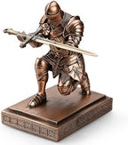 Medieval Warrior Knight Pen Holder Fun Desk Accessories Paperweight Copper by Amoysanli