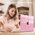 Teryeefi Pink Dots Case Cover for MacBook Air 13.6 inch M5 M4 M3 M2 (2022-2026 Release) - Image 3