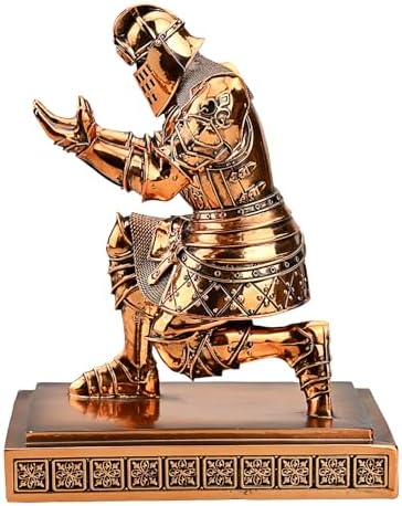 King's Guard Knight Pen Holder with a Letter Opener Desk Organizers Copper - Image 3
