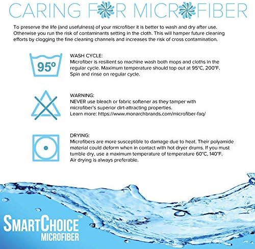Arkwright Microfiber Glass Cleaning Cloths - Case of 180 - Lint Free, Streak Free, Shiny Finish, Ideal for Cleaning Mirrors, Glass, Screens, 16 x 16 in, Blue - Image 6