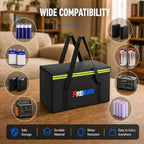 Fireproof Lipo Bag, Large capacity Explosion-proof lipo battery Box for Charging and Storage, 22 x 9 x 9.5inch Waterproof Bag for Documents and Valuables - Image 3