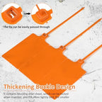Youyole Plastic Seal Tags Self-Lock 250mm,Orange,2.28 X 3.94 Inches - Image 2
