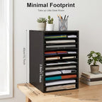Desktop Organizer, Vertical Desktop Sorter, Literature Organizer Sorter - Image 3