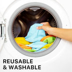 Simple Houseware 12" x 16" Microfiber Cleaning Cloth 150 Pack, 4 Colors - Image 6