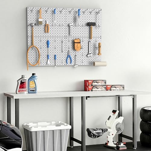 EVERHANGER Metal Pegboard Panels, Heavy Duty Pegboard Wall Organizer - Image 6
