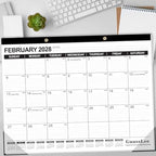 GuassLee Large Desk Calendar 2027-2028, 18 Months, 22"x17" - Image 5