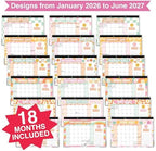 Large Desk Calendar 2026 - Desktop Calendar 2026-2027 - Image 3