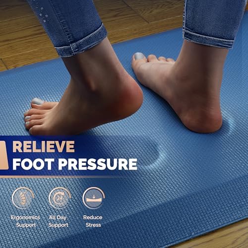 FEATOL Anti Fatigue Mat for Standing Desk & Kitchen Floor, 9/10 Extra Thick - Image 3