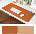 Ruby Lil Natural Cork & PU Leather Dual Side Mouse Pad Laptop Desk Table Protector Desk Writing Pad,Brown,90x45cm by RubyLil