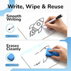 26 Pack Dry Erase Lapboards 12" x 9" - Bulk Mini White Boards for Students - Image 3