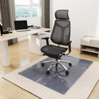 [Tempered Glass] 36" x 46" Glass Office Chair Mat for Carpet by KOONMI