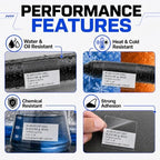 M21-1250-427 Self-Laminating Wire Labels for M210/M211/BMP21, 1.25'' x 14' - Image 5