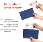 Promotional Business Card Letter Openers, Clear, 100 Pack - Image 4
