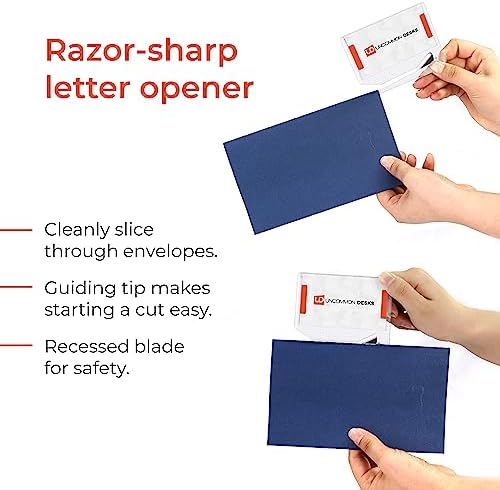 Promotional Business Card Letter Openers, Clear, 100 Pack - Image 4