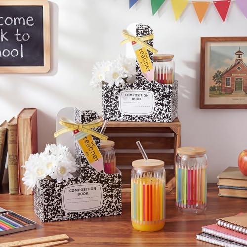 4 Pack Teacher Cups Set Back to School Teacher Gifts, Composition - Image 5