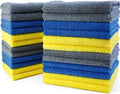 POLYTE Microfiber Cleaning Towel Ultrasonic Cut Edgeless, 16x16 in, 24 Pack by Polyte