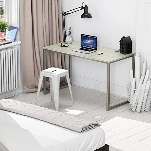 SHW Mission 40-Inch Home Office Computer Desk, Maple - Image 2