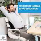 2-in-1 Memory Foam Seat Cushion & Lumbar Support Set | Ergonomic Office Chair Cushion for Tailbone, Sciatica & Help Back Pain Relief | Non-Slip Coccyx Pad, Washable Cover, Adjustable Strap - Image 6