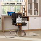 EASLY 36"X46" Chair Mat for Carpet-Office Chair Mat Tempered Glass for Home - Image 4
