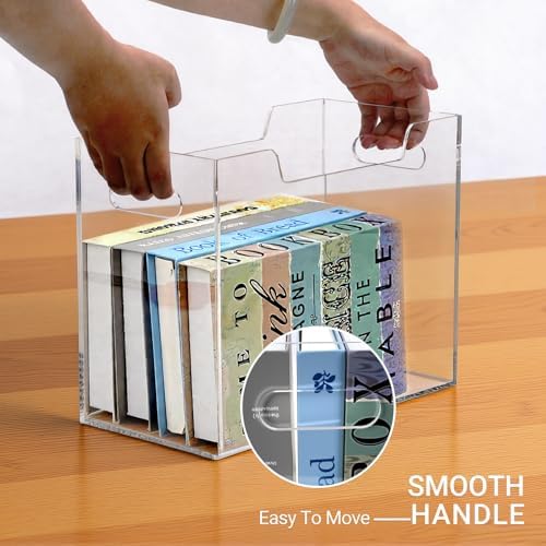Acrylic File Folder Box, Letter Size Hanging File Organizer - Image 4