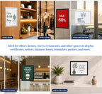 Self-Adhesive Magnetic Document Sign Holder 8.5X11'',Silver,Pack of 10 - Image 6