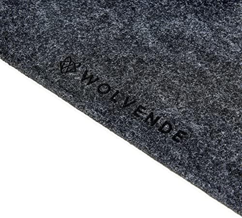 Premium Felt Desk Mat | Large 15.75" x 36" | Multifunctional Desk Pad for Home Office | Dark Gray - Image 4