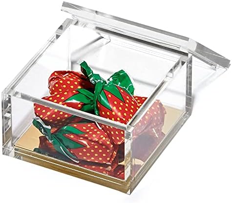 OfficeGoods Acrylic Desk Organizer with Gold Base, Small - Image 7