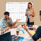 XBoard Magnetic Calendar Whiteboard 48x36 Inches 4 Month - Image 5