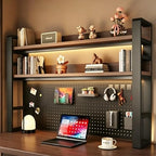 Desk Shelf Organizer with Pegboard & 31-Piece Accessory Kit by Unknown