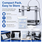 3D Printer Cleaning Kit, 300PCS Lint Free Microfiber Cloths, 6 x 6 Inch - Image 7