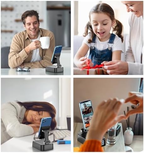 Gifts for Men Women, Phone Stand with Bluetooth Speaker 360° Rotable Angle - Image 2